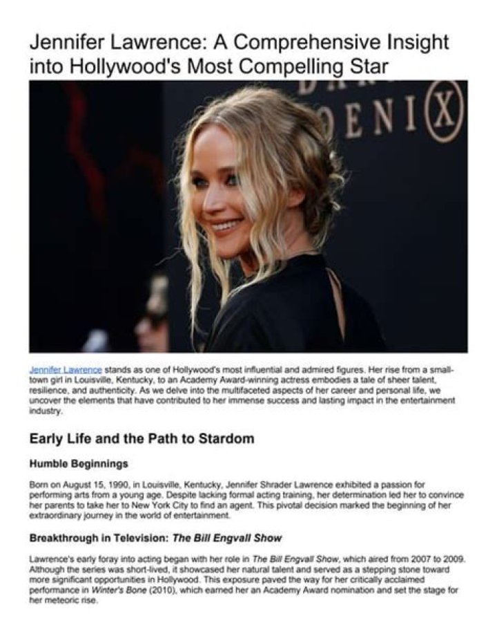 Jennifer Rivell: A Comprehensive Insight into Her Life, Career, and Achievements