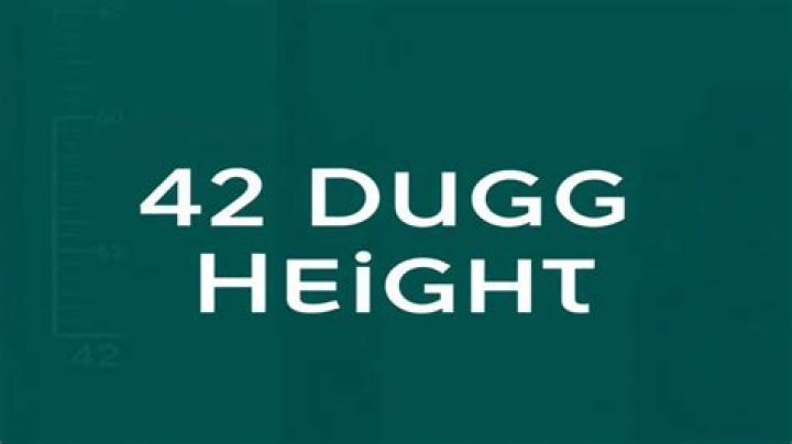 Unraveling the Height of 42 Dugg: An Insightful Look