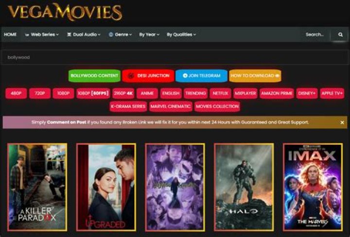 Vegamovies.in: Your Ultimate Destination for Streaming Movies Online